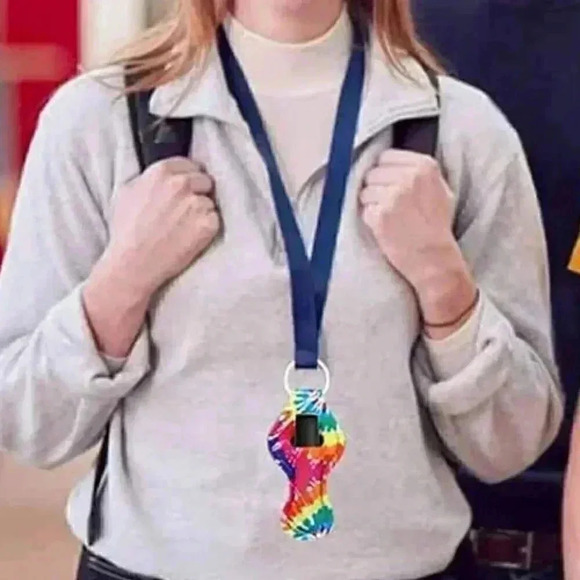 Chapstick/Lipstick Holder Keychain - Picture 5 of 6